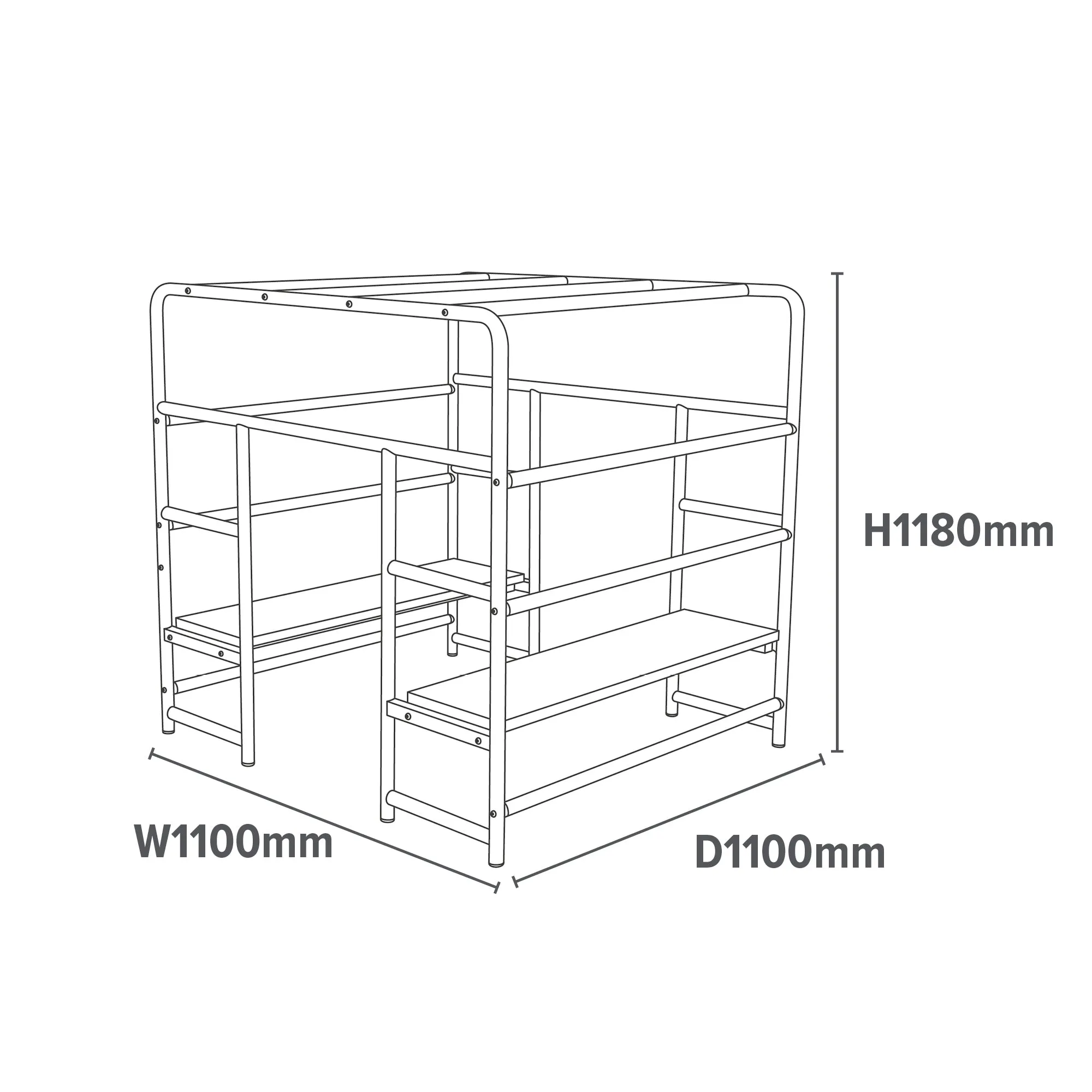 Activity Cube Climbing Frame