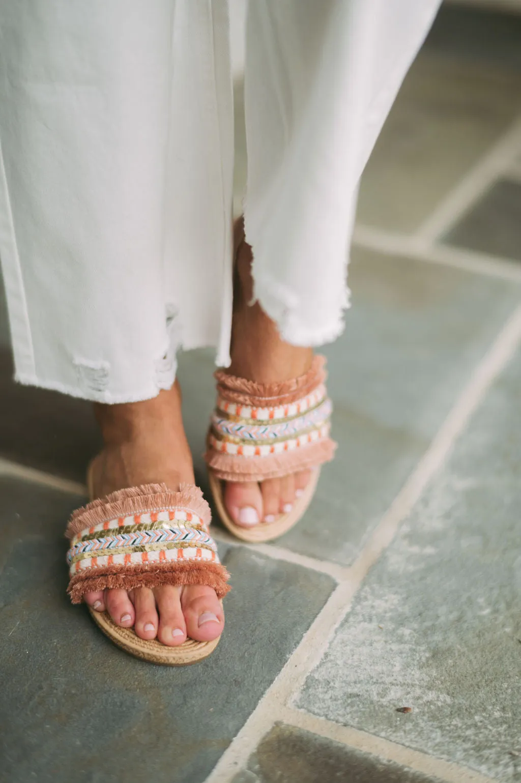 Amozae-Athena Sandals- Mauve Multi