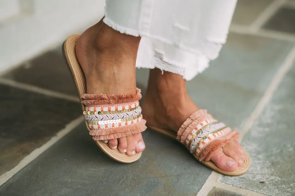 Amozae-Athena Sandals- Mauve Multi