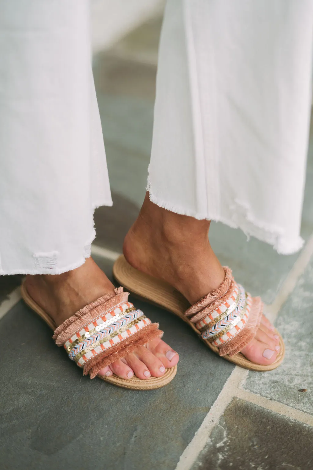 Amozae-Athena Sandals- Mauve Multi