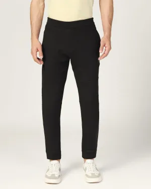 Casual Black Solid Jogger - Roddy