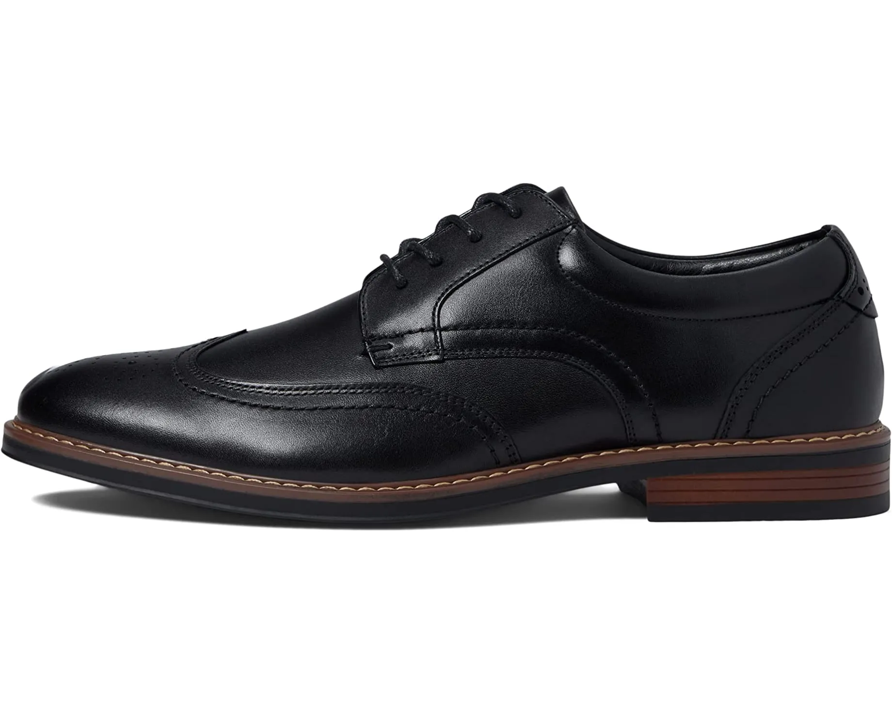 Centro Flex Wing Tip Oxford Nunn Bush, black