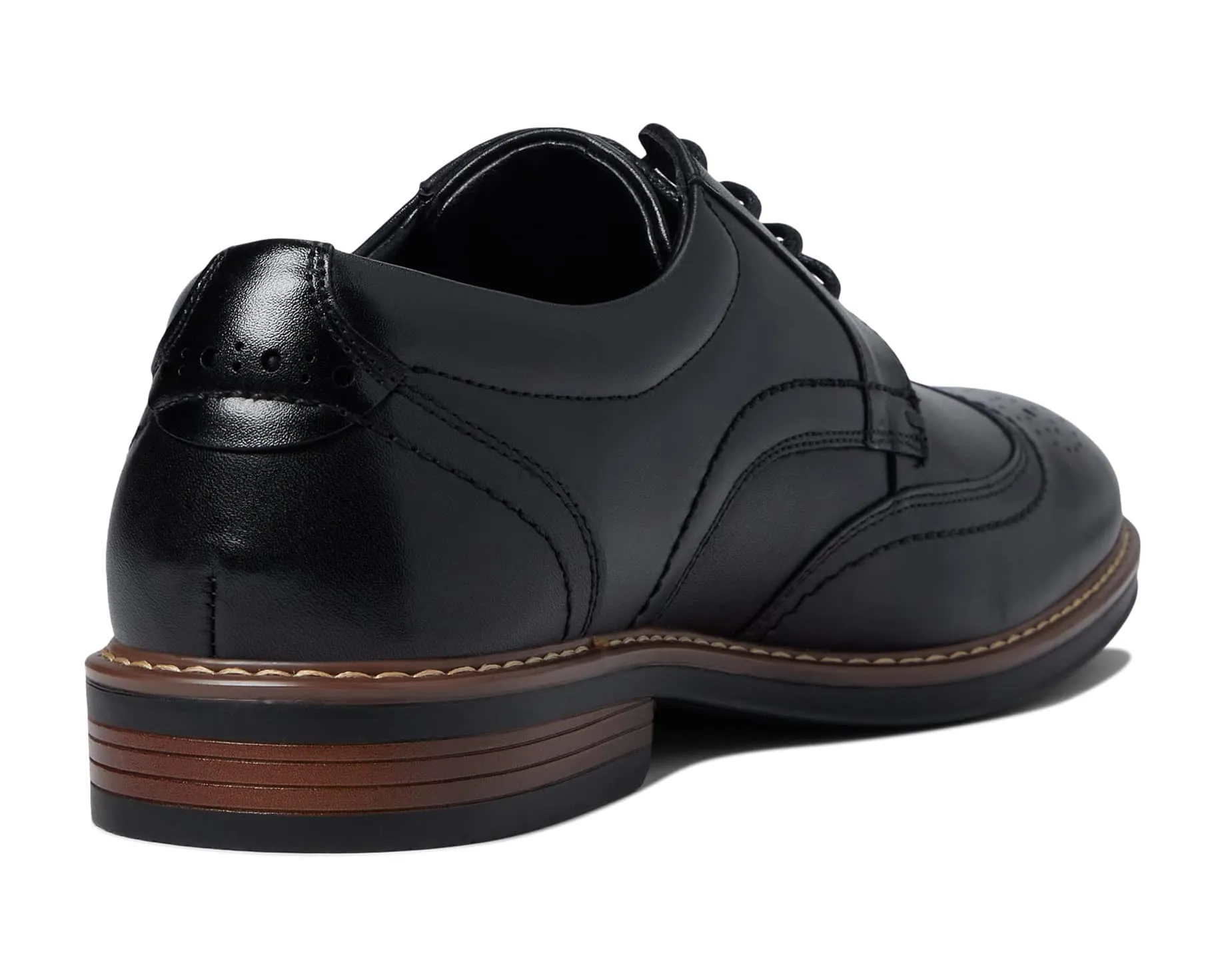 Centro Flex Wing Tip Oxford Nunn Bush, black