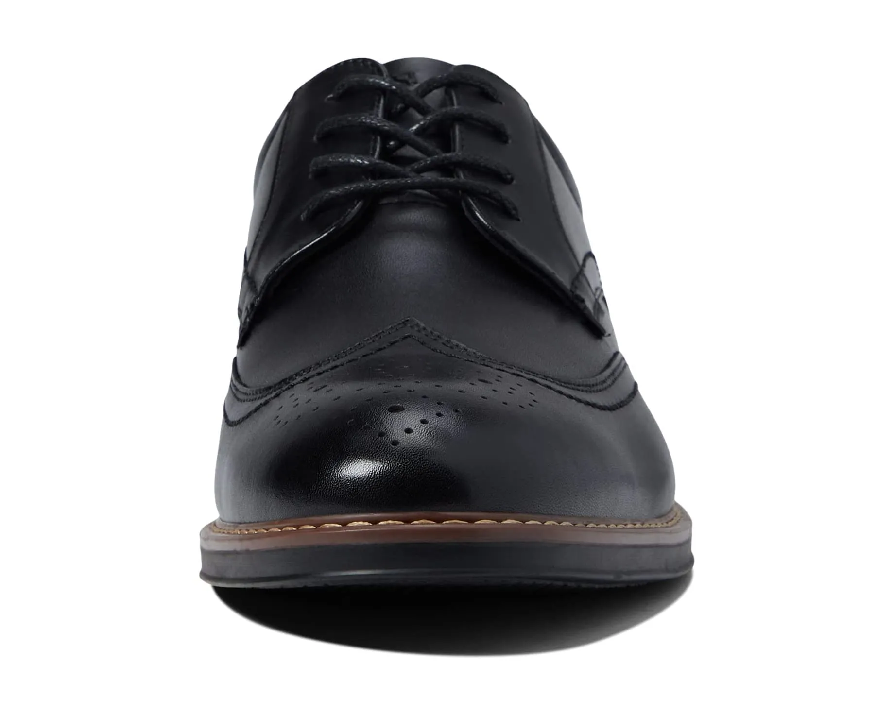 Centro Flex Wing Tip Oxford Nunn Bush, black