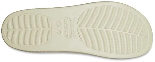 crocs womens Classic Platform Slide Bone Slide Sandal - 6 UK (W8) (208180-2Y2)