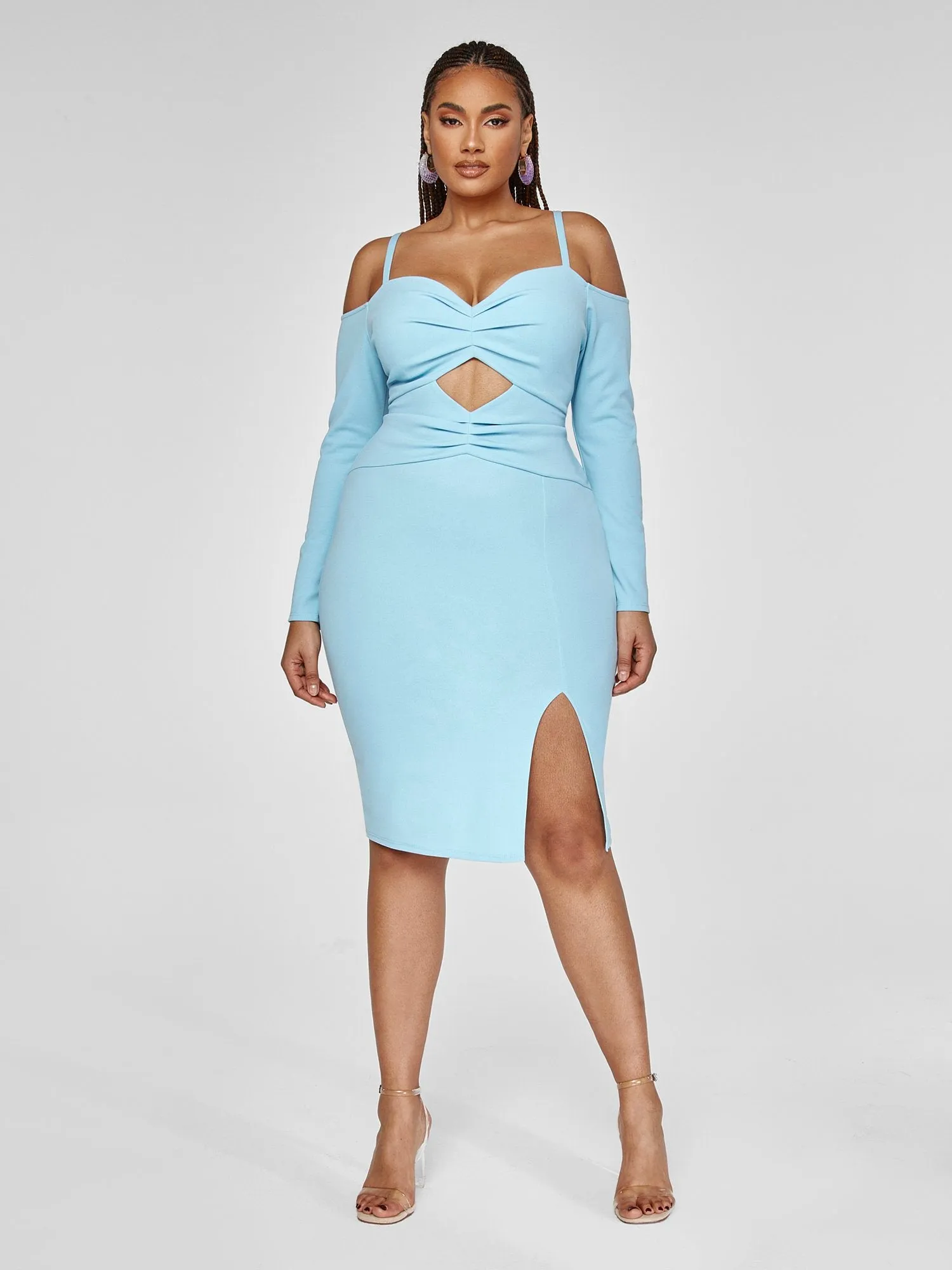 Drea Cutout Ribbed Knit Dress