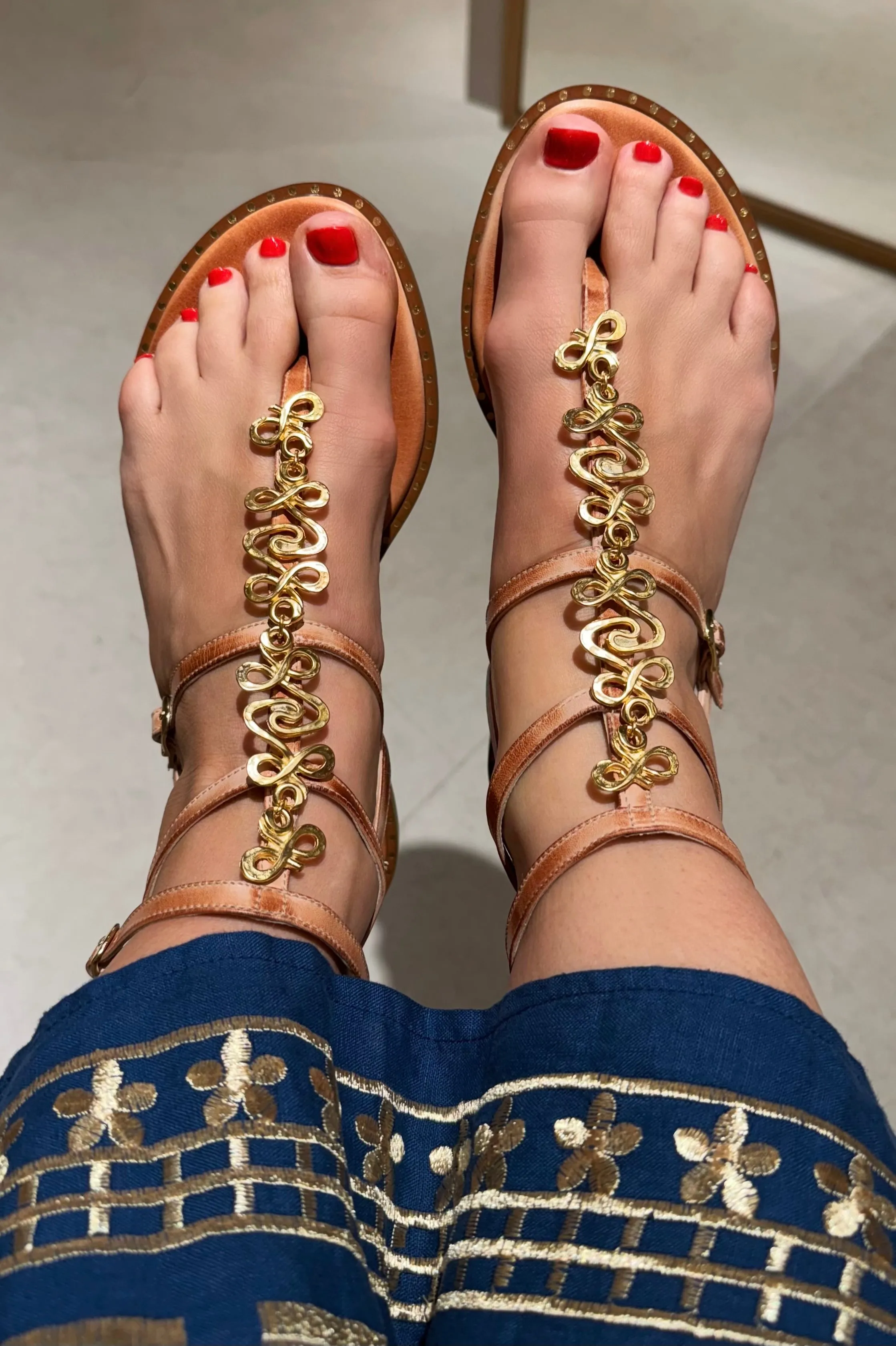 GLADIATOR SANDALS "MEDUSA"