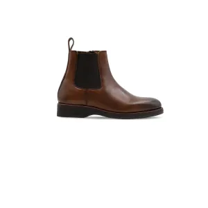 Huriyya - Kid's Brown Calf Leather Chelsea Boot (5-12 Years Old)