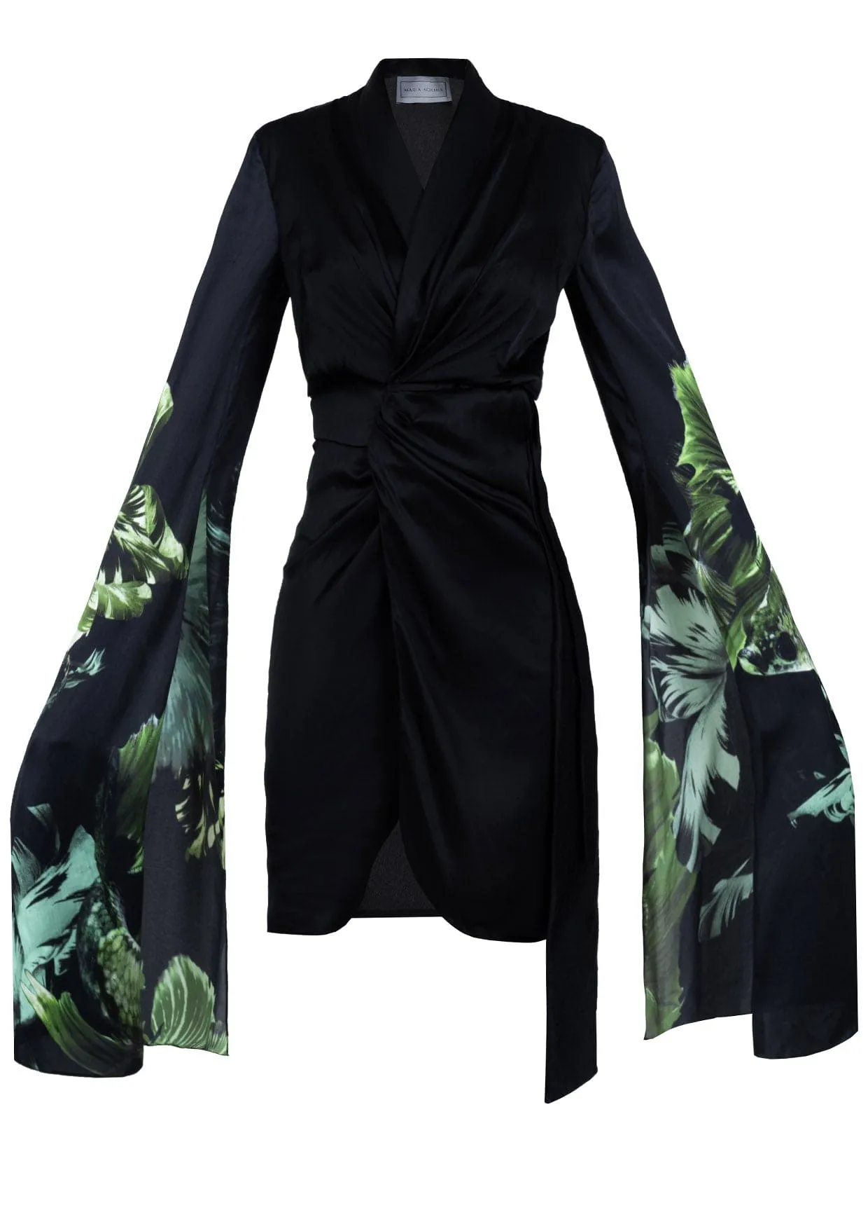 Kimono Sleeve Robe Mini Dress