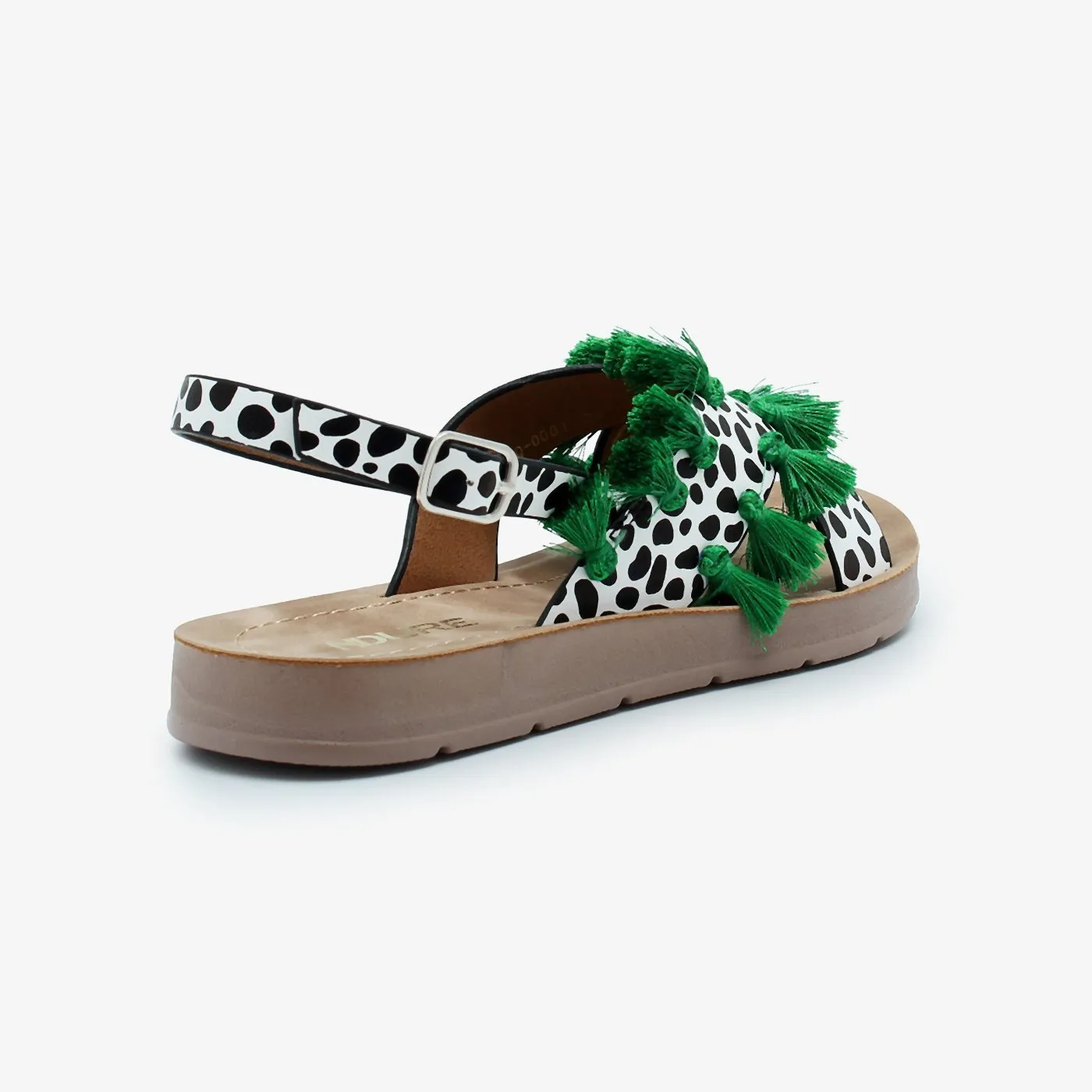 Leopard Print Girls Sandals