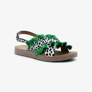 Leopard Print Girls Sandals