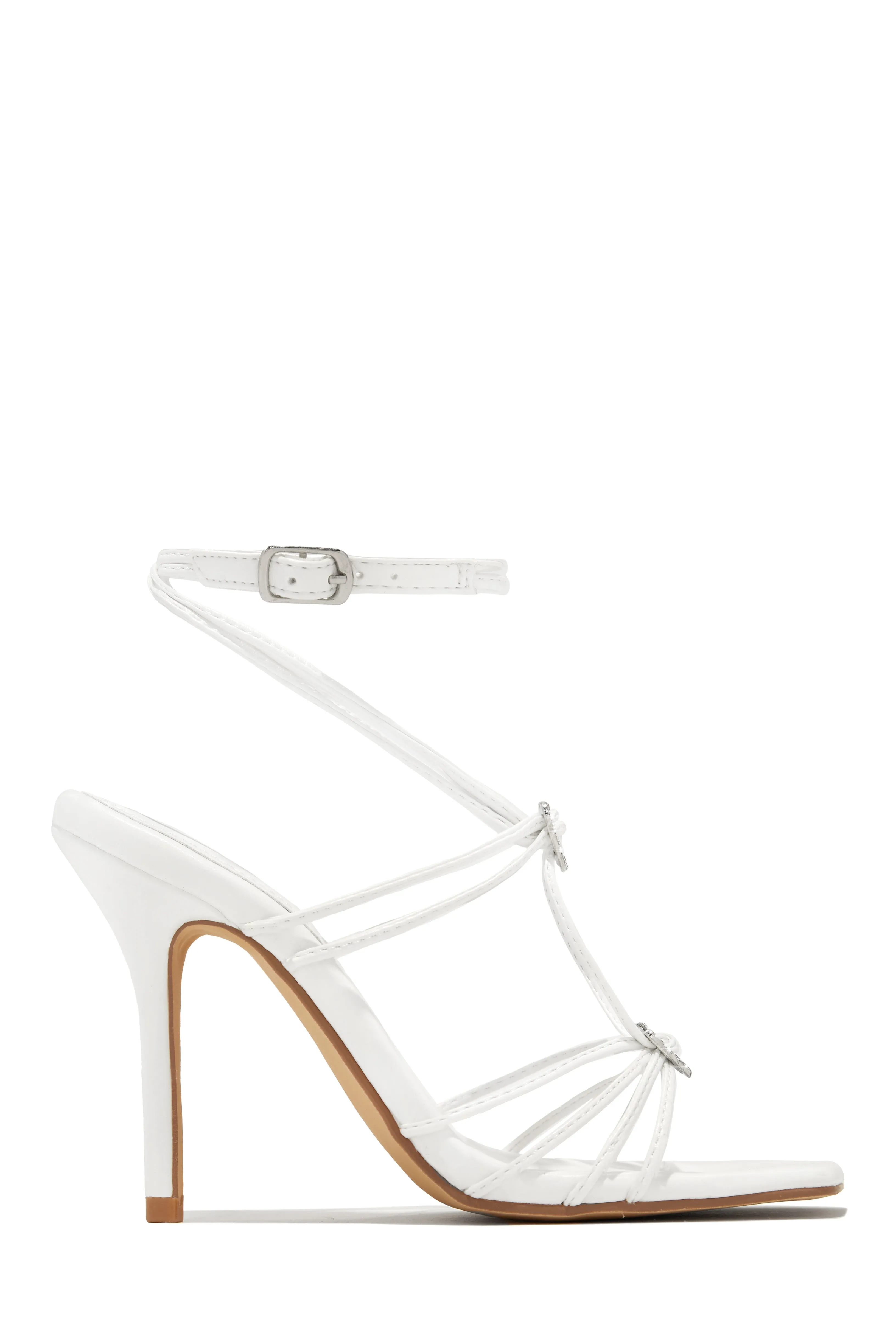 Lovestruck Embellished Strappy High Heels - Gold