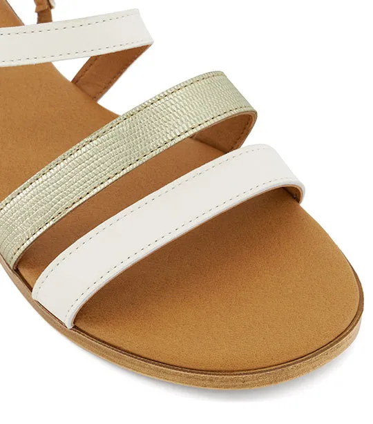 Luci Sandals White