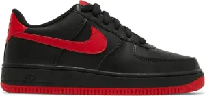 Nike Air Force 1 GS 'Bred', black