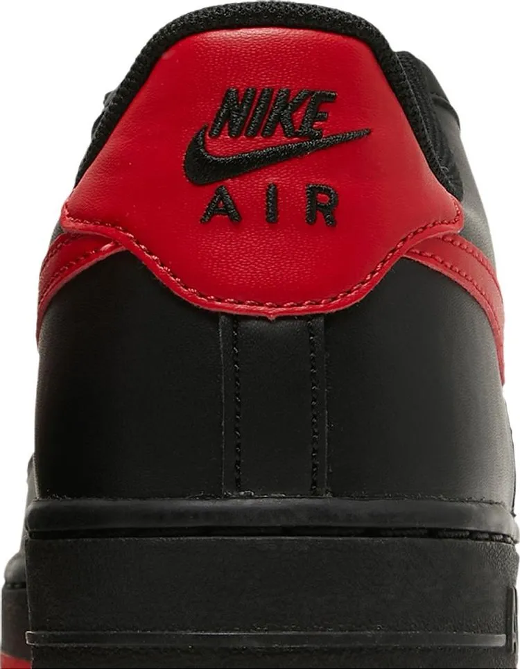 Nike Air Force 1 GS 'Bred', black