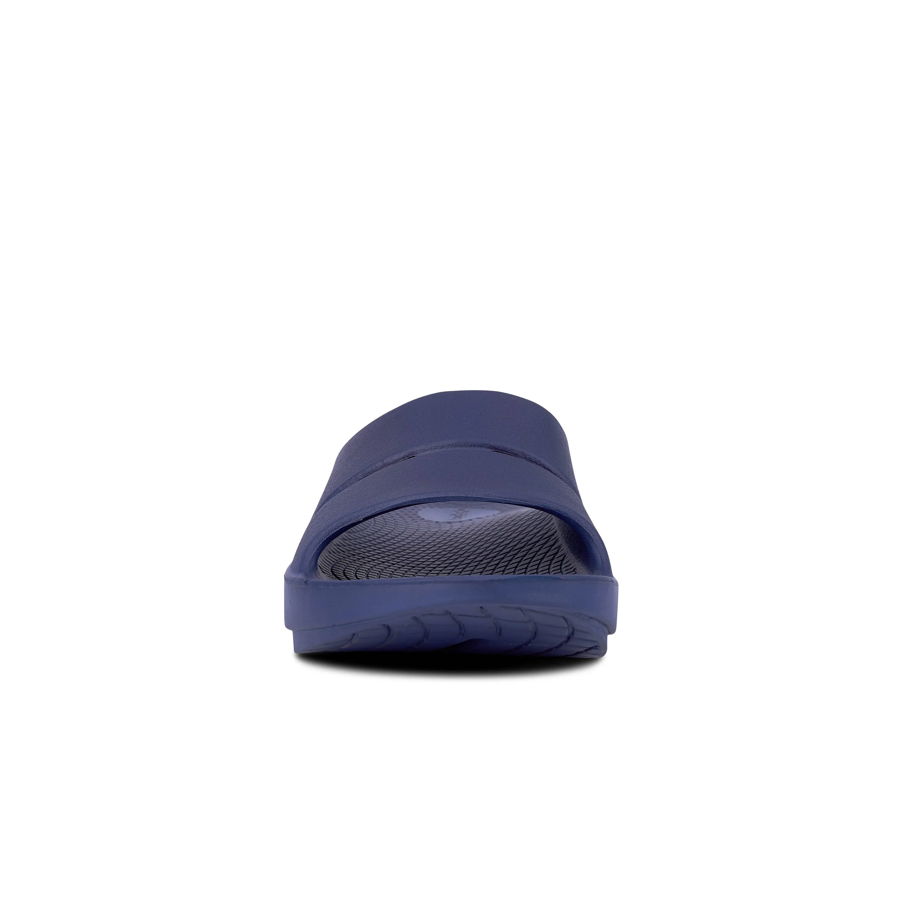 Oofos OOahh Slide Color: Navy