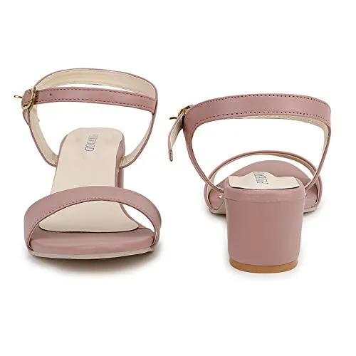 PINKWOOD Womens Pink Heeled Sandal - 6 UK ()