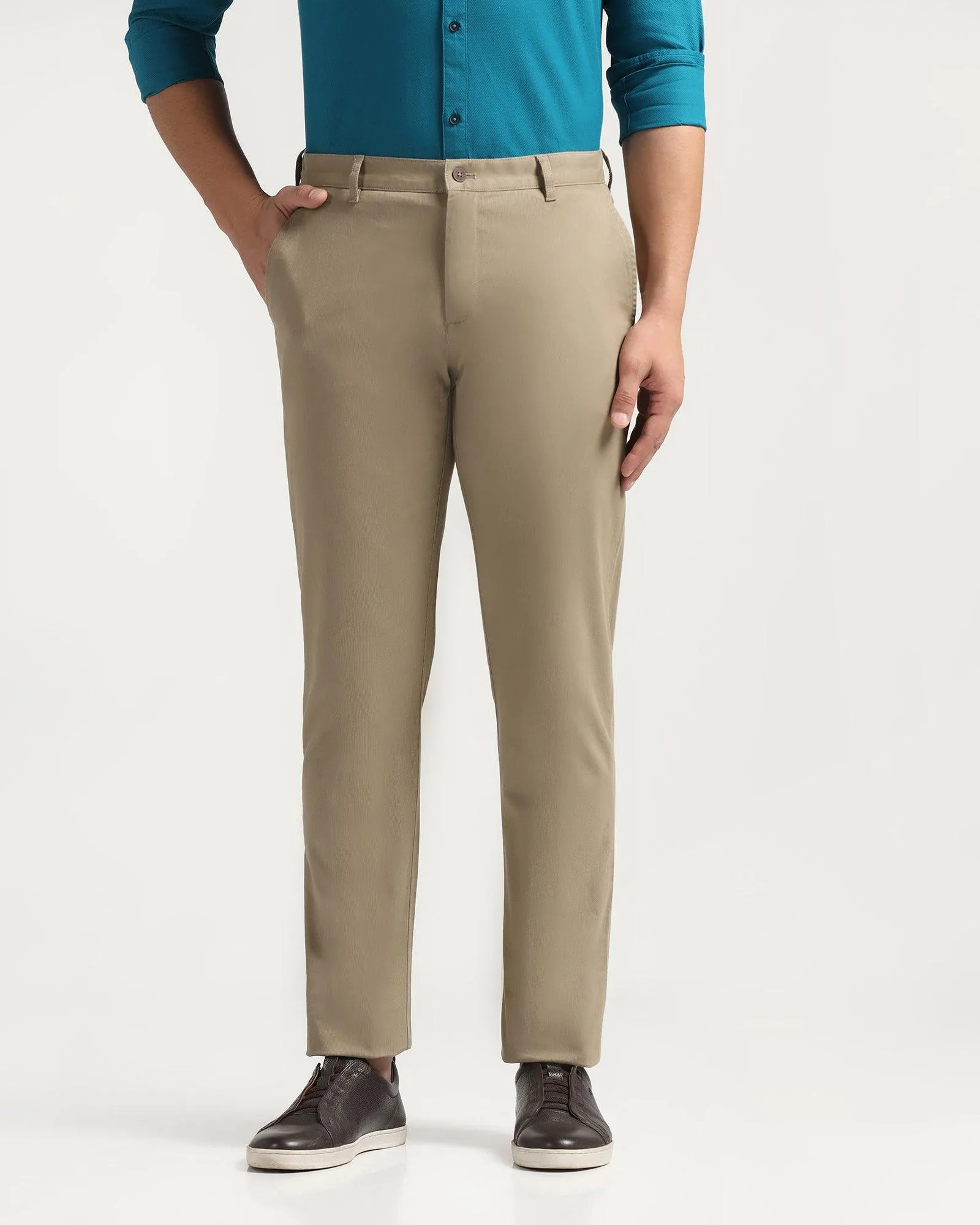 Slim Comfort B-95 Casual Khaki Solid Khakis - Kris