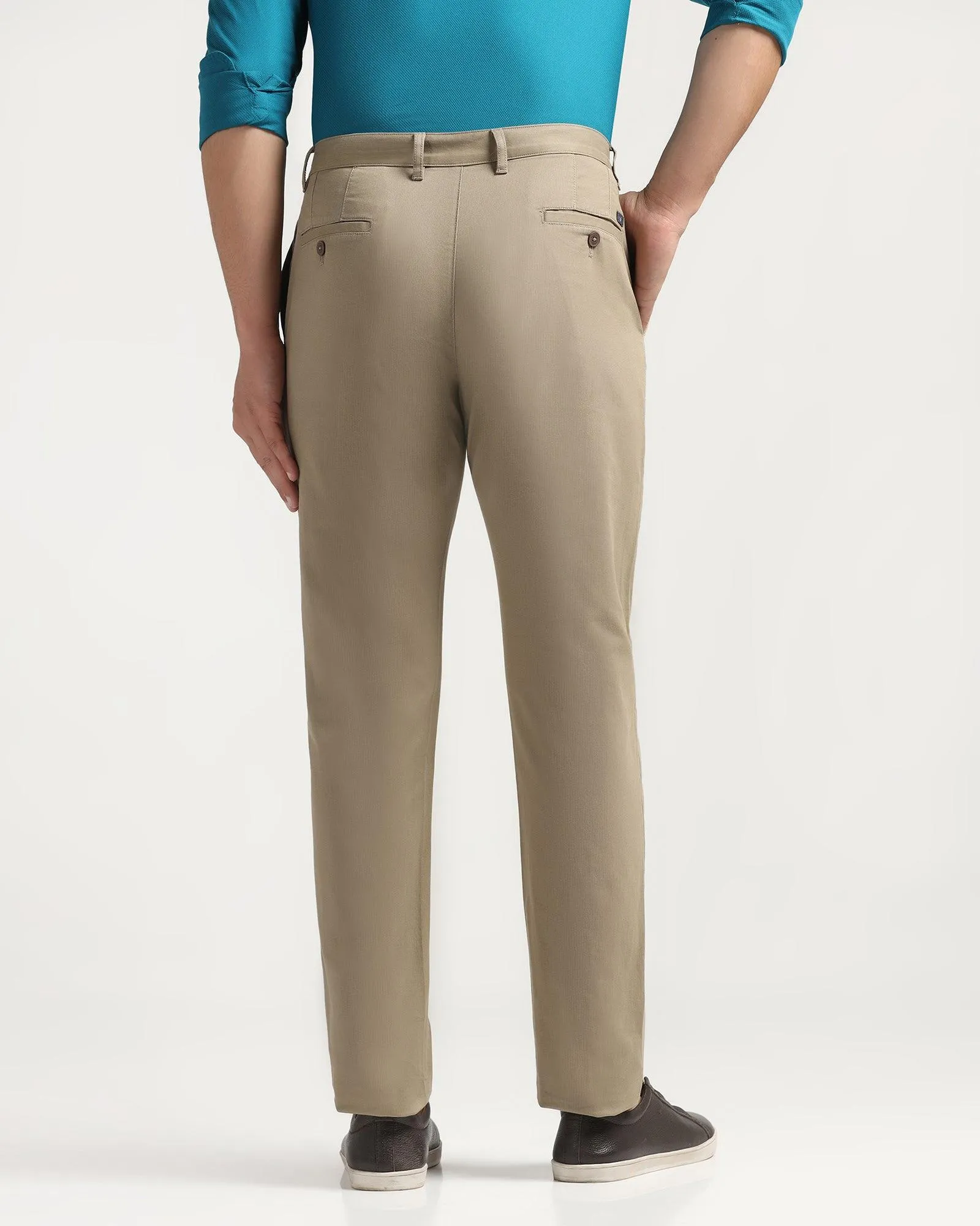 Slim Comfort B-95 Casual Khaki Solid Khakis - Kris