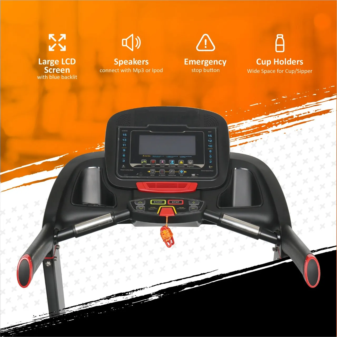 T-445 AC Motorized Treadmill