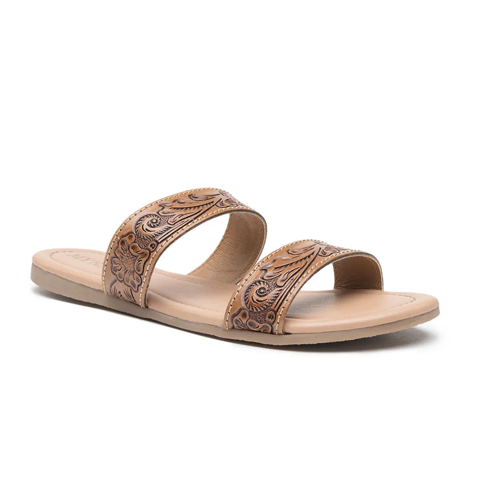 Terra Trails Hand-Tooled Sandals