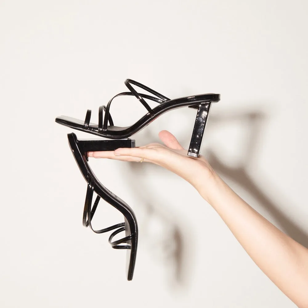 Theo High Heel Patent Black