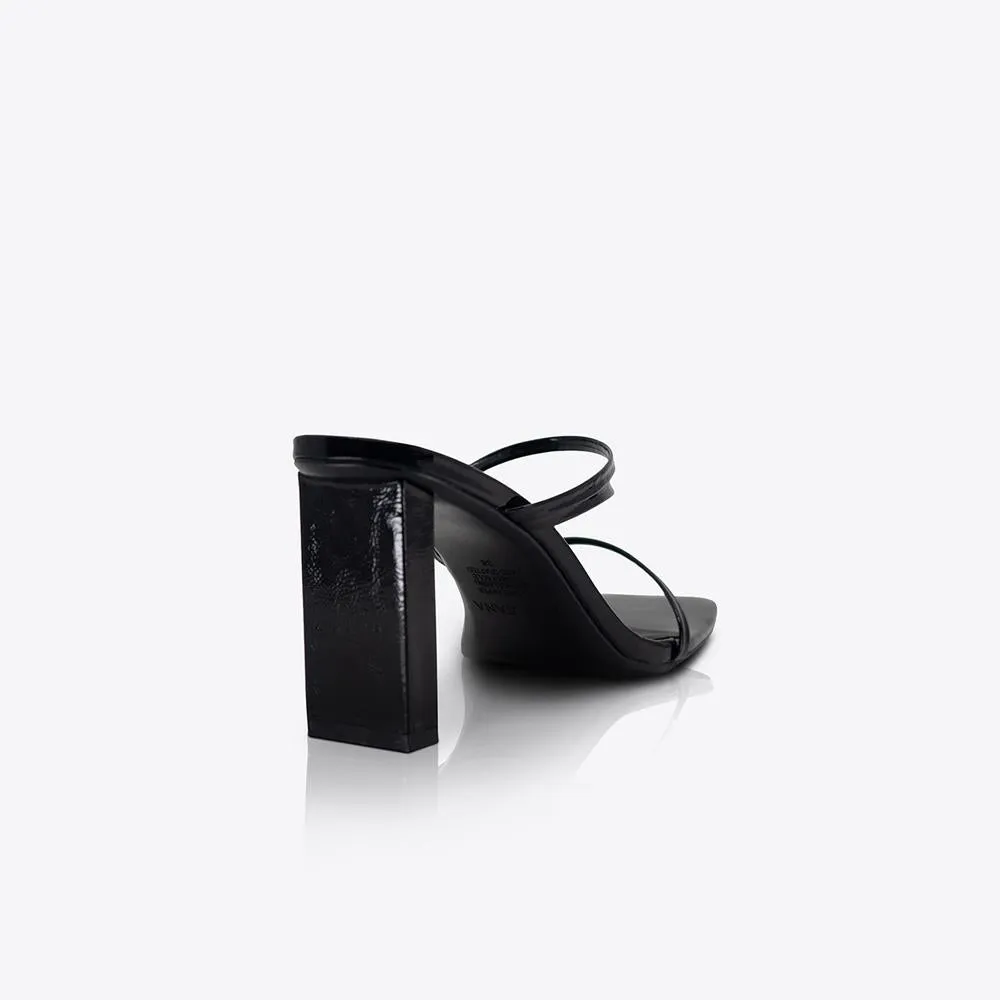 Theo High Heel Patent Black