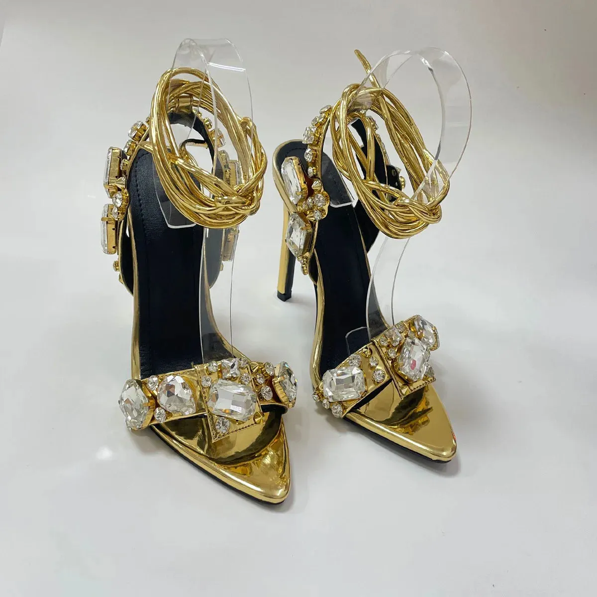 Wedding Crystal Diamond High Heels