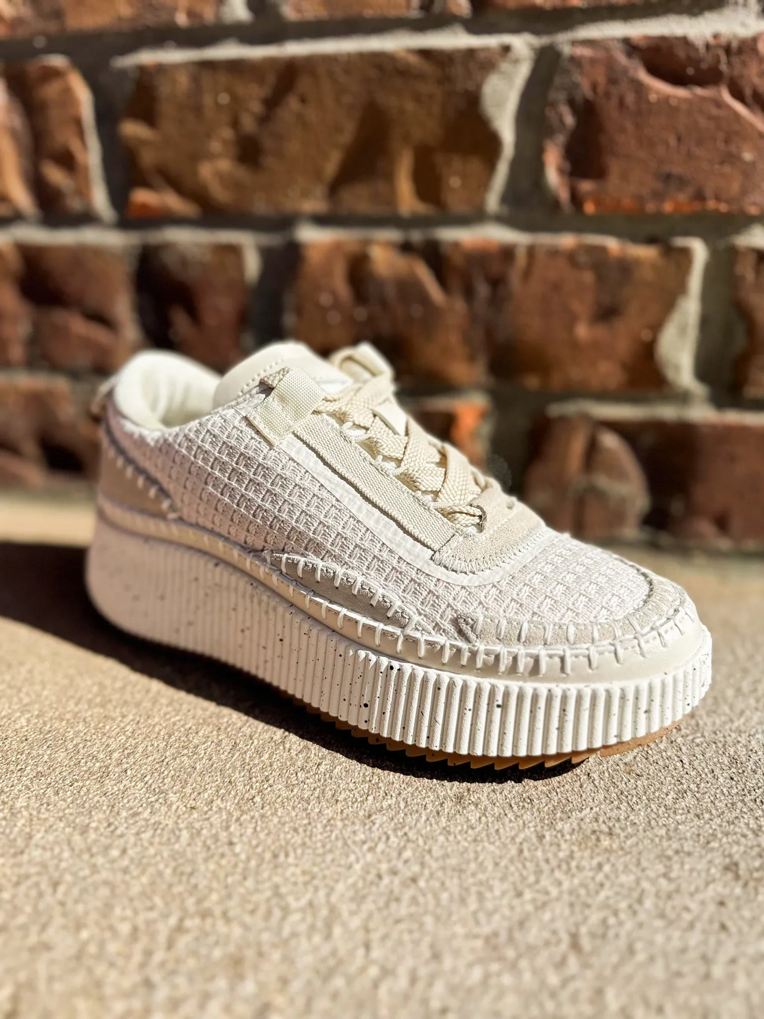 Willow Woven Sneakers - Beige