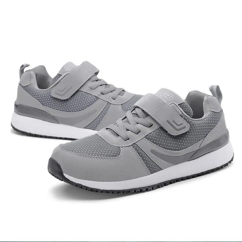 Women's breathable platform buckle tennis running sneakers